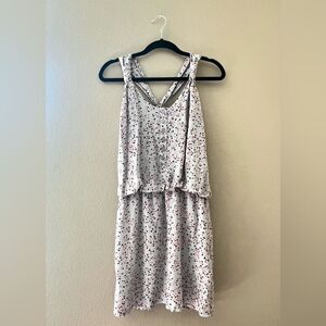 Sessun 100% Silk Swallow Print Mini Dress